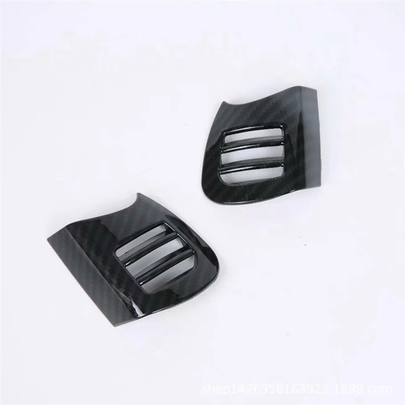 Car Air Outlet Vent Cover Trim Sticker for Mini Cooper F55 F56 F57 Hatchback Accessories ABS Carbon Fiber