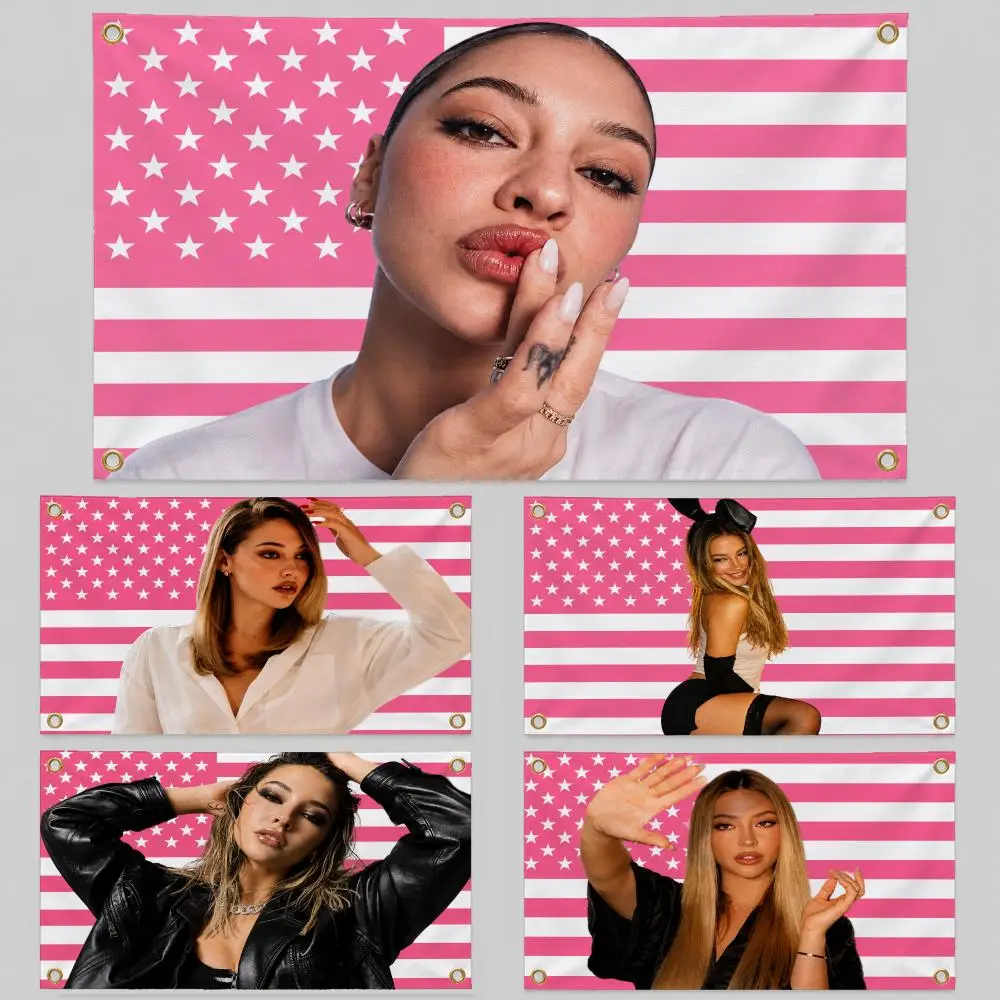 Celebrity Madelyn Cline Sarah Cameron Flags Wall Hanging Background Flag Wall Decor Banners for Outdoor Bedroom Dorm Room Decor