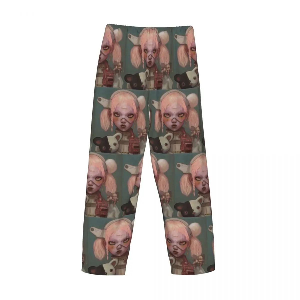 Custom Print Men's Metal Rock Brand Bring Me Band The Horizoned Poster Pajama Pants Sleepwear Sleep Lounge Bottoms with Pockets