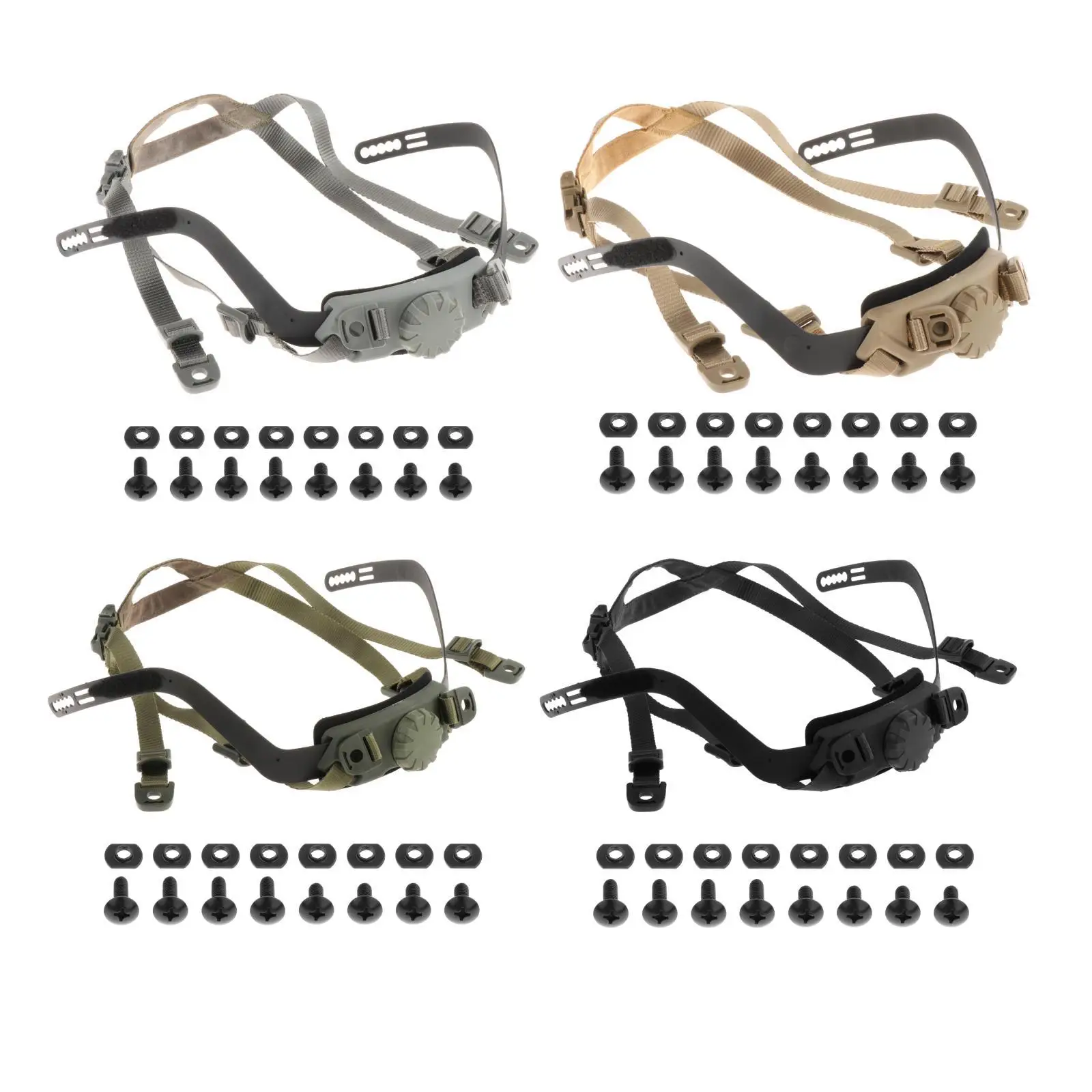 Helmet Liner Kit Easy Installation Hanging System Inner Strap Tool for HL31