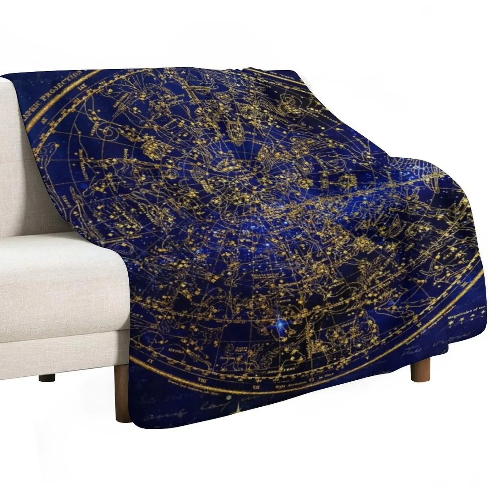 Northern Hemisphere Constellations Star Map Throw Blanket Blankets For Baby for sofa Camping Bed Fashionable Luxury St Blankets