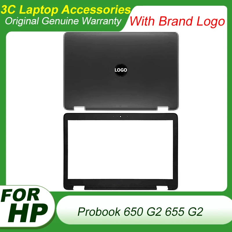 

Original New For HP Probook 650 G2 655 G2 Laptop LCD Back Cover Front Bezel Top Rear Lid Replacement Case Black 840724-001