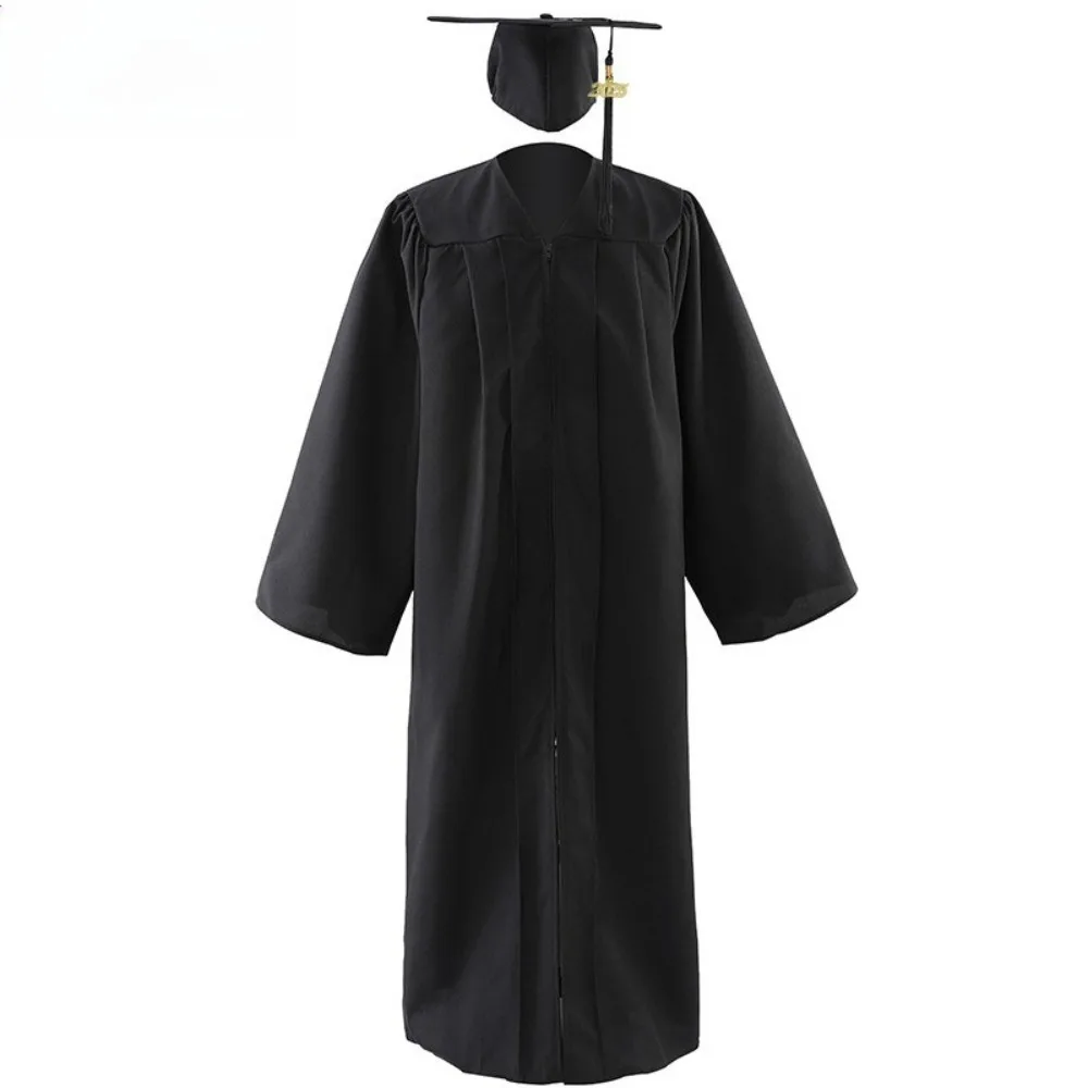 American-Style Academic Regalia Set - Bachelor's, Master's & Doctoral Gowns for Graduation