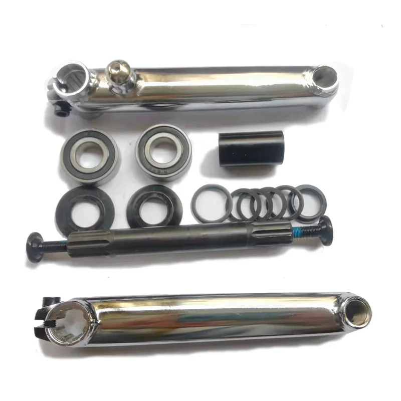 Taozik 8 Spline 170 Mm anoda wykończona Bb Bmx ramię korba rowerowa płaski wspornik dolny