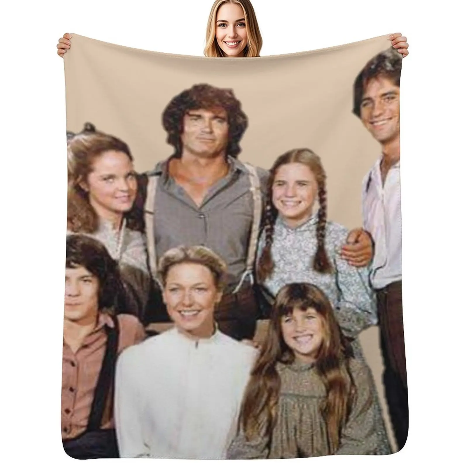 Little house on the praire- Ingalls family Throw Blanket Winter beds Luxury cosplay anime For Sofa Thin Hair manga Blankets