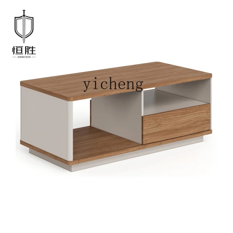 

XL High-End Coffee Table Office Sofas Reception Meeting Tea Table Minimalist Creative Square Table