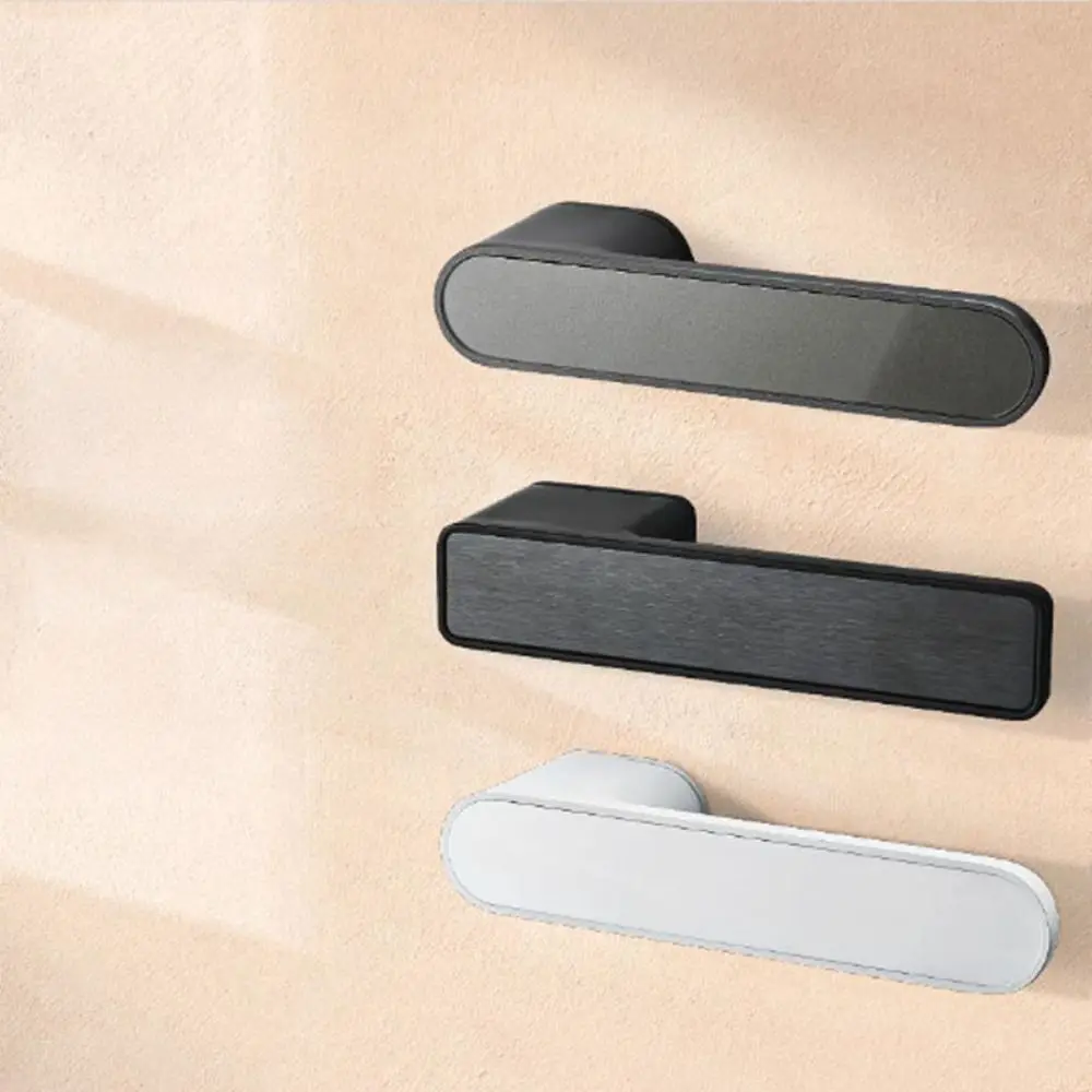 

Zinc Alloy Door Handle Lock Exquisite Advanced Interior Door Mute Lock Set Elegant Minimalist Panel Handle Door Hardware