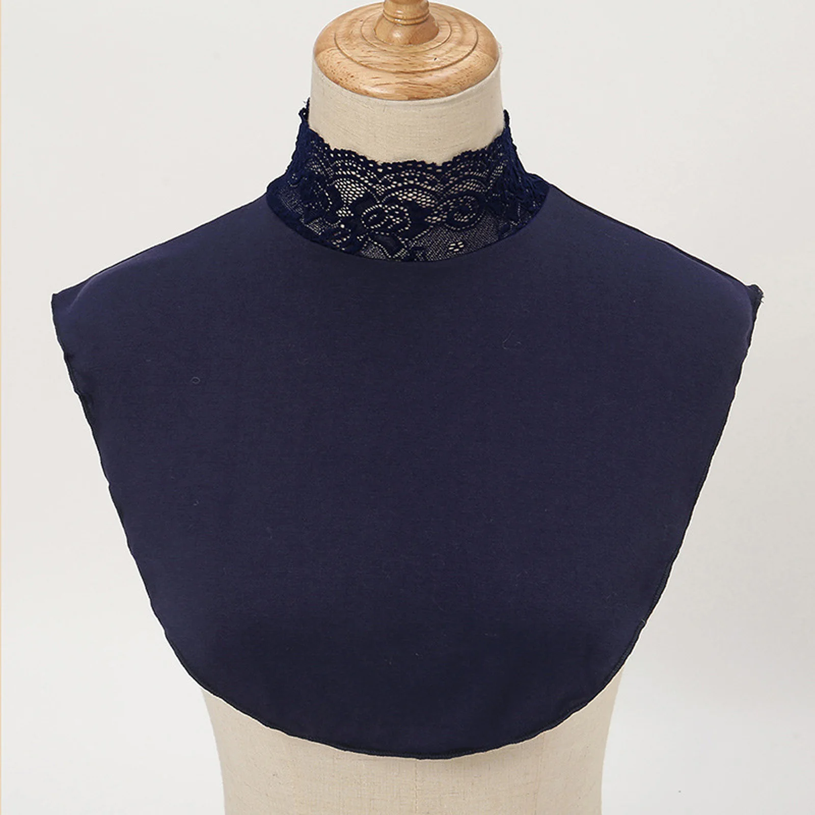 Women Solid Color False Collar Faux Turtleneck Dickey Collar Half Top Modal Mock Blouse Neck Cover Underlay Shirt
