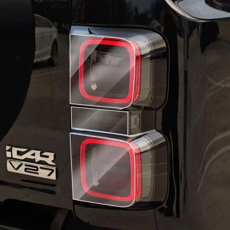 Fit for Chery ICAR V27 2026 Car Taillight Scratch Resistant TPU Protective Film Automobile Exterior Decoration Accessories