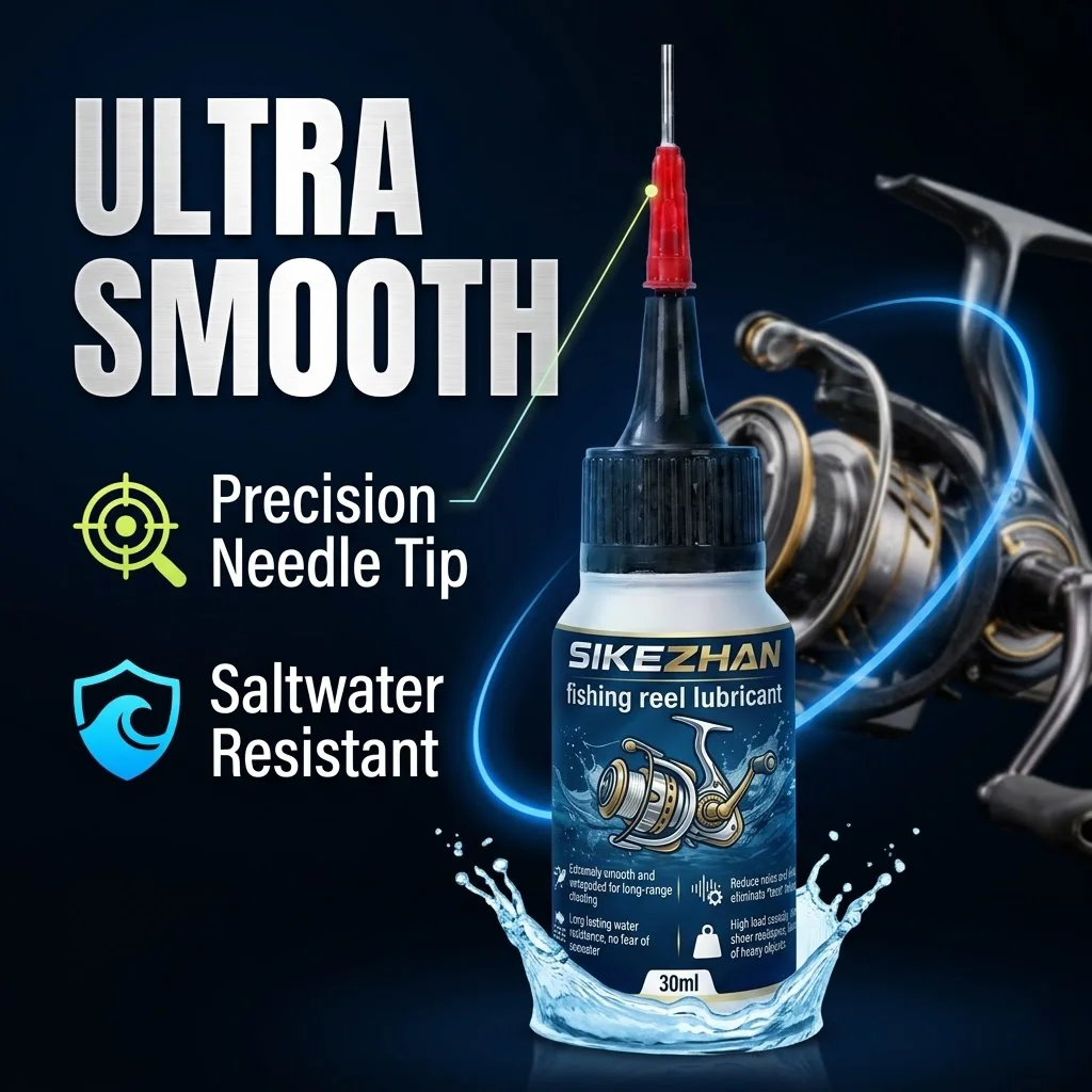 Fishing Reel Oil and Grease Lubricant Kit Protective Bearing