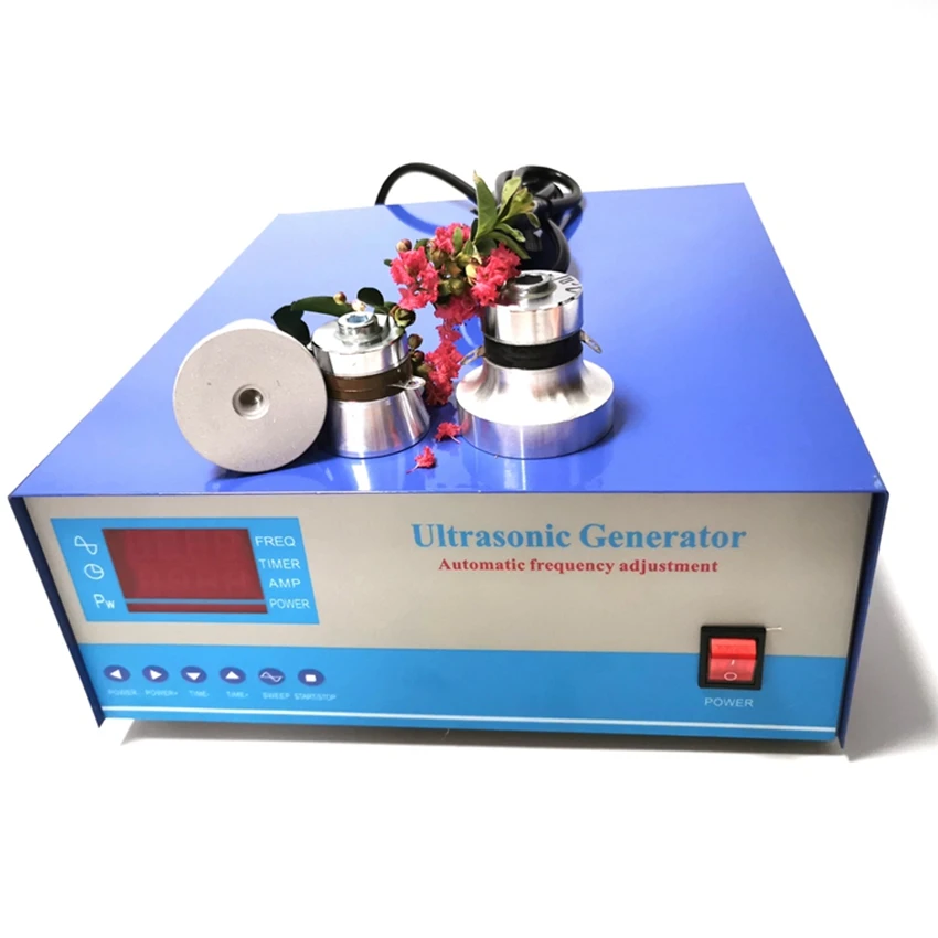 High Power 3000w 20khz-40khz Frequency Adjustment Ultrasonic Generator For Cleaning Resistors/Crystals/Semiconductors