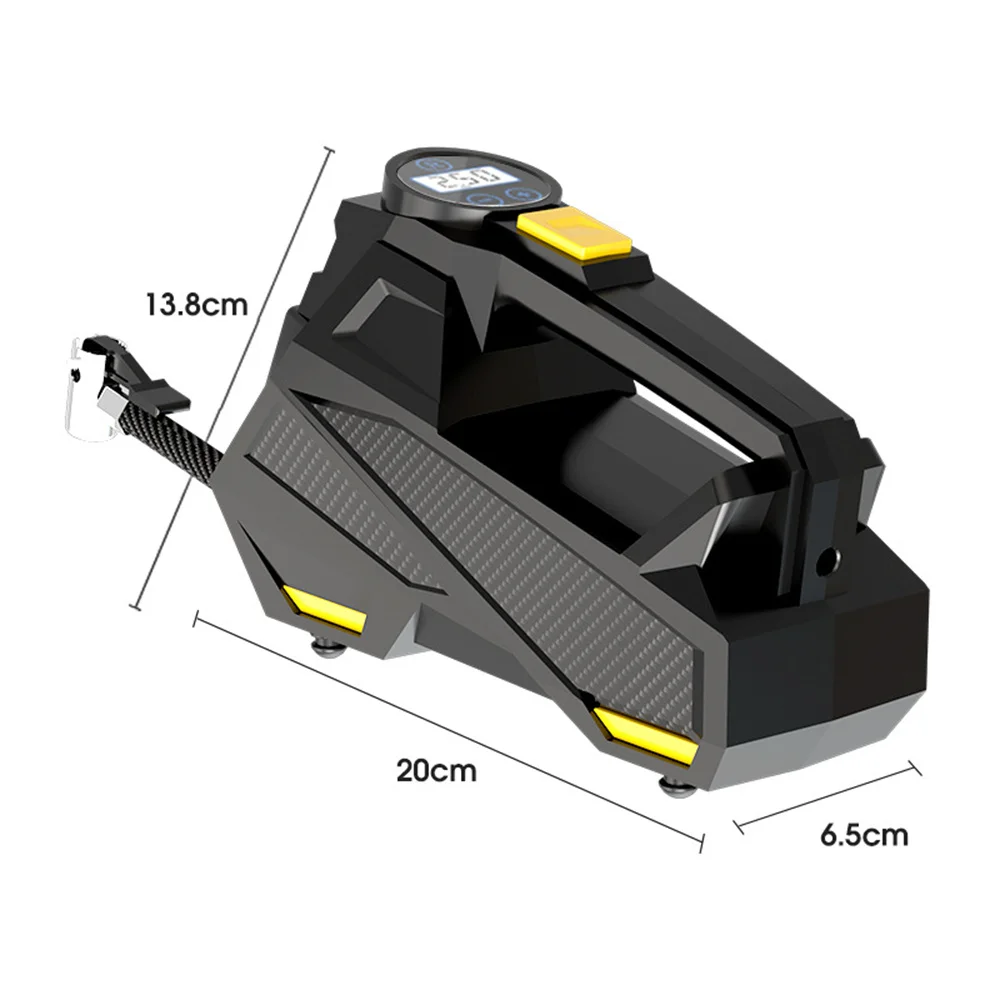 Car Air Compressor 12V 150PSI Electric Tyre Inflator Pump LED Lamp For Car Motorcycle Bicycle Wired Portable Car Air Pump