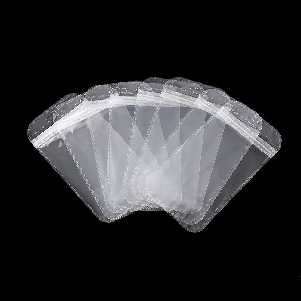 

20Pcs Transparent OPP Plastic Small Zipper Jewelry Display Bags Reclosable For Storage Bag Gift Packaging Self Sealing Pouches