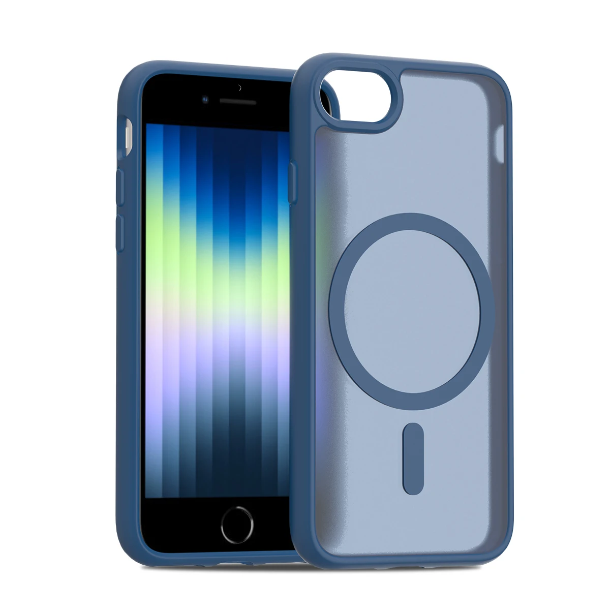 Passend für iPhone SE 2020 2022, matte Handyhülle, kompatibel mit MagSafe, transparente Schutzhülle für iPhone 7/8