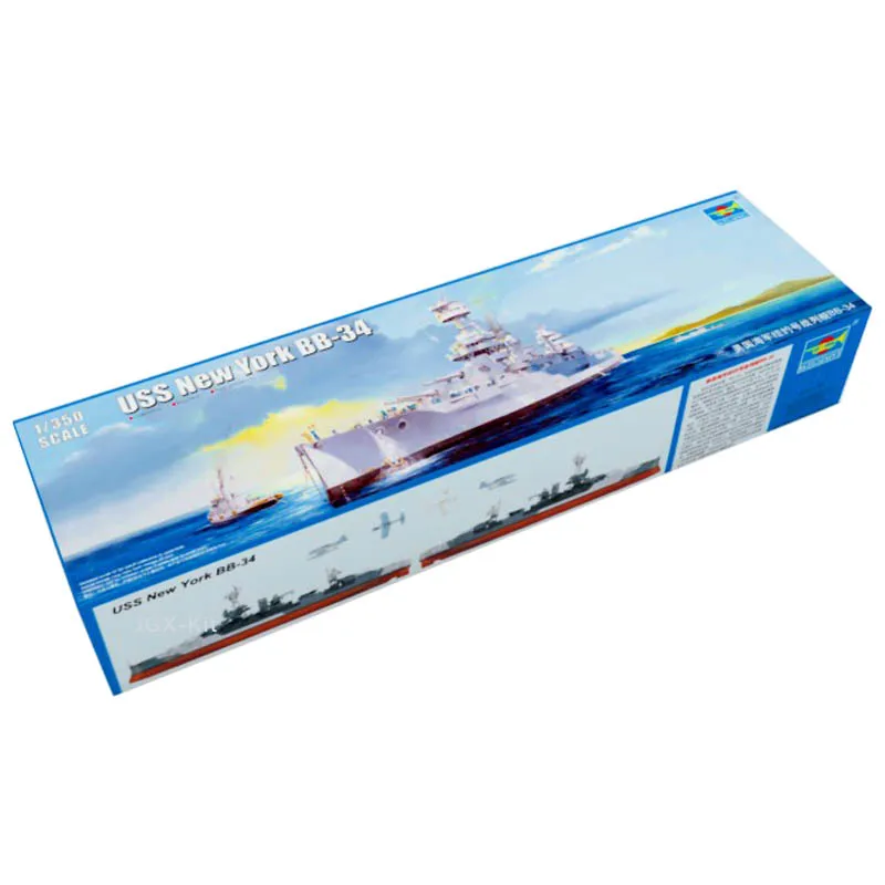 

Trumpeter 05339 1/350 USS New York BB-34 Battleship Military Ship Assembly Plastic Toy Handcraft Display Model Building Kit