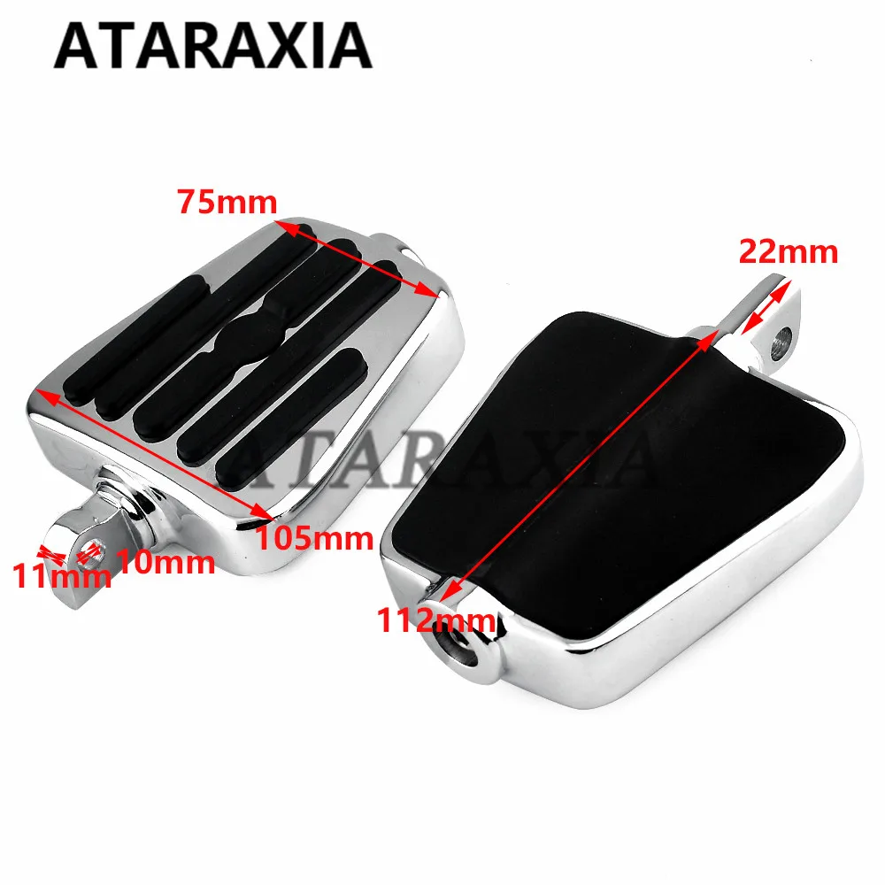 Motorcycle Foot Pegs Front Rear Pedals Slipstream Bike Footrest  Highway Engine Guard FootPegs For Harley Dyna Sportster XL883