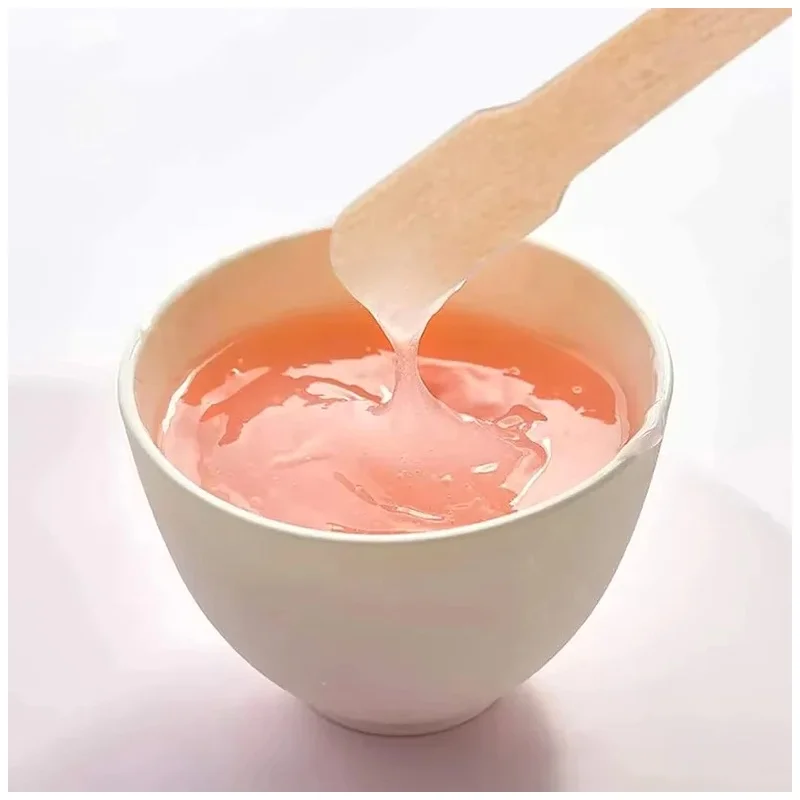 Disposable Depilation Spatula 100PCS Woman Wooden Hair Removal Stick Wax Sticks Wood Face Eyebrows Waxing Spatula Beauty Tool