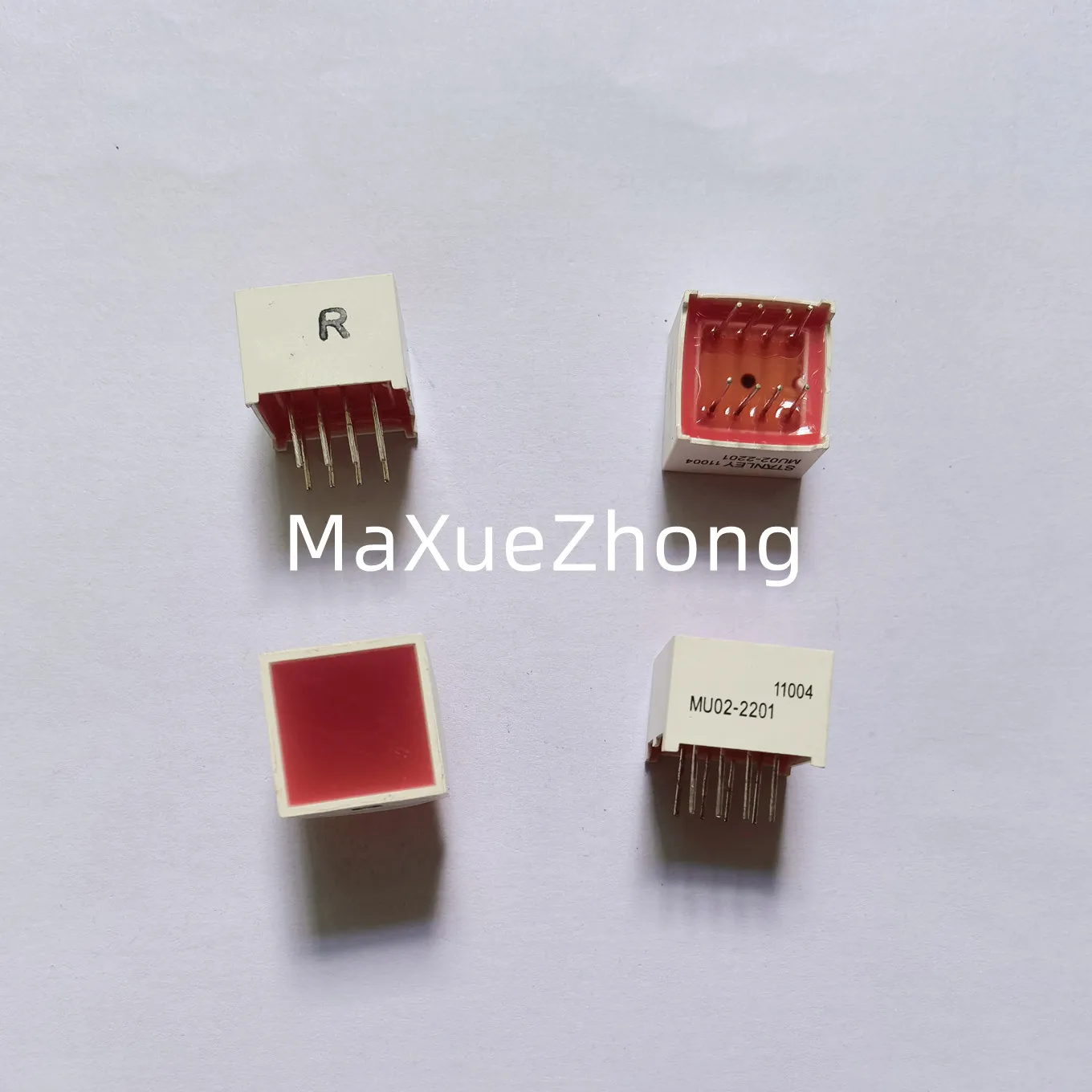 Original new 100% MU02-2201 red LED flat luminescence block 1.7V LED circuit board indicator lamp 660nm