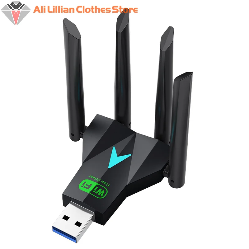 

Горячая распродажа: USB 3.0 Wi-Fi адаптер 1300 Мбит/с, двухдиапазонный (5G/2.4G), беспроводная сетевая карта без драйверов для настольных ПК, ноутбуков и потоковой передачи мультимедиа