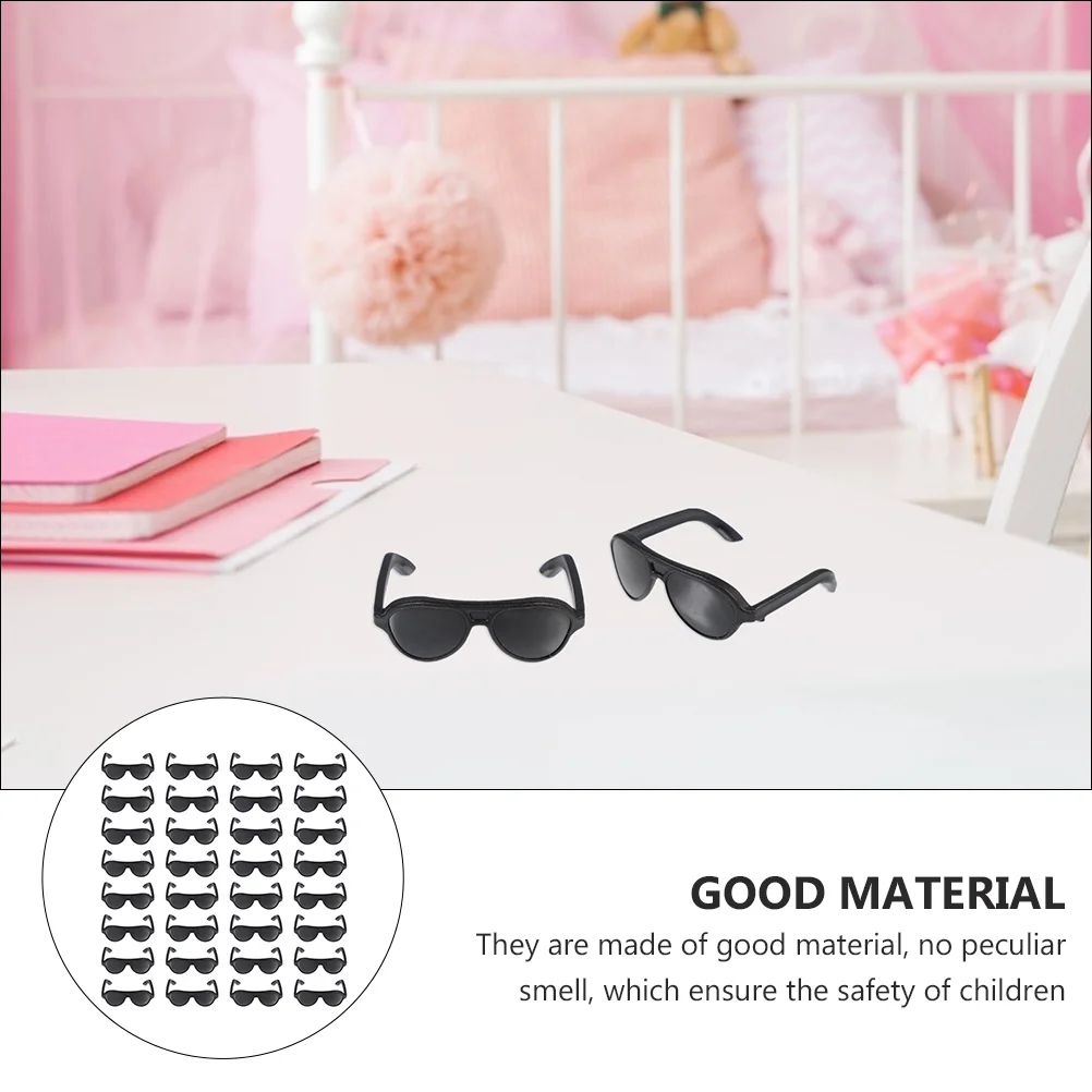 120 Pcs Mini Sunglasses Baby Simulated Plaything Dressing Props Plastic Supplies Accessories