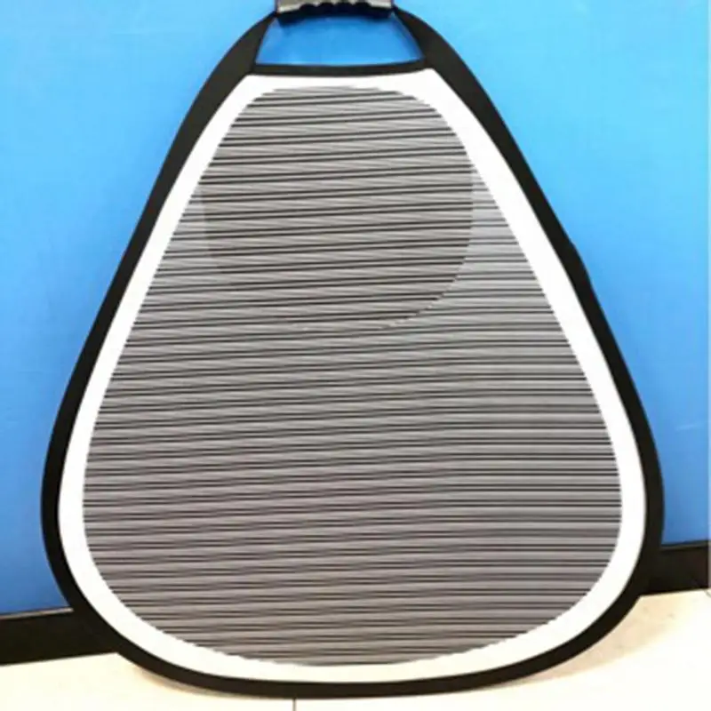 84x71cm Car Foldable triangle Portable Designed Striped Dent Panel Light Reflector Board  With Storage Bag Car Accessories