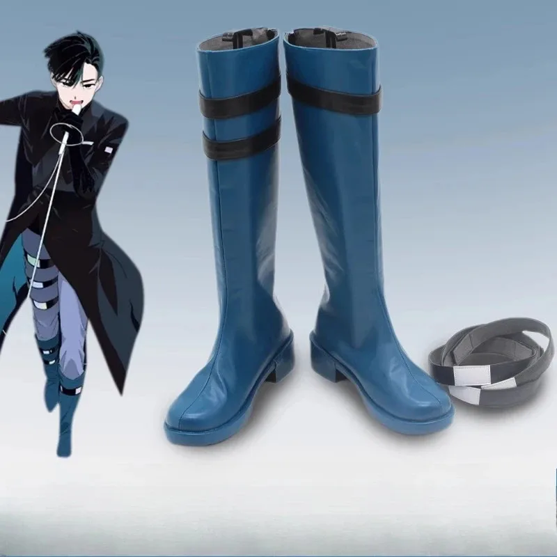 

Anime Alien Stage Ivan Cosplay Costume Shoes Black Sorrow Cosplay Boots