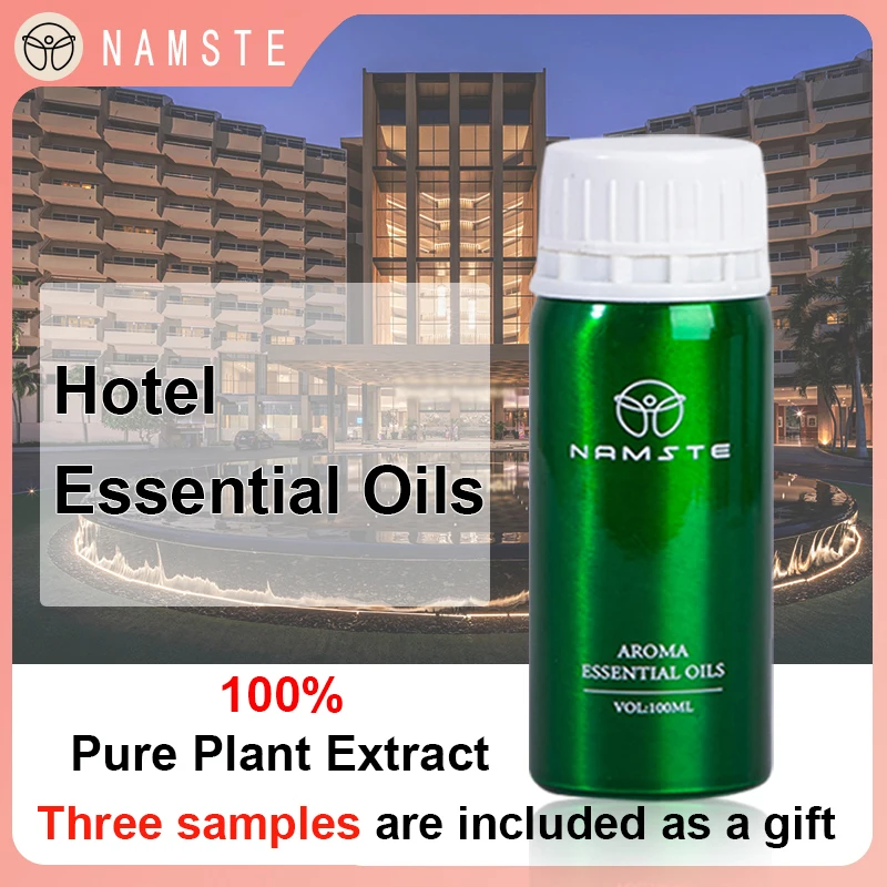 

Namste 100ML Hotel Essential Oil Home Air Freshener 100% Pure Plant Oil Diffuser Essential Oils Free 3 Pieces of 5ml Samples Hot