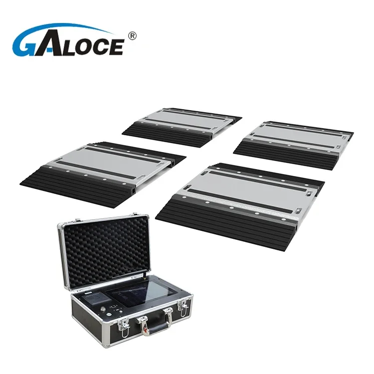 GPWA08 10 20Ton Wireless Digital Custom Dynamic Portable Axle Vehicle Weighing Truck Scale