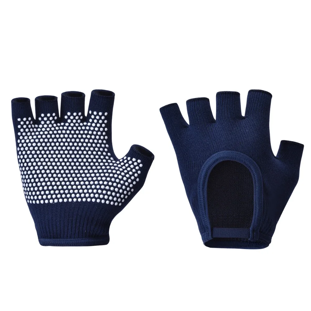 

Multicolor Half Finger Yoga Gloves Antislip Warm Pilates Gloves Palm Protection Shock-absorbing Sport Riding Mittens Outdoor
