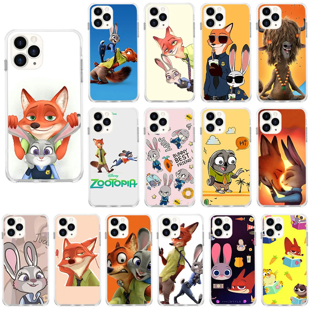 IT-75 Zootopia Love Judy Nick Soft Case for Tecno Camon Spark 16 17 17P 8C 5 6 AIR Go 7 7P 7t Pro 8 8P