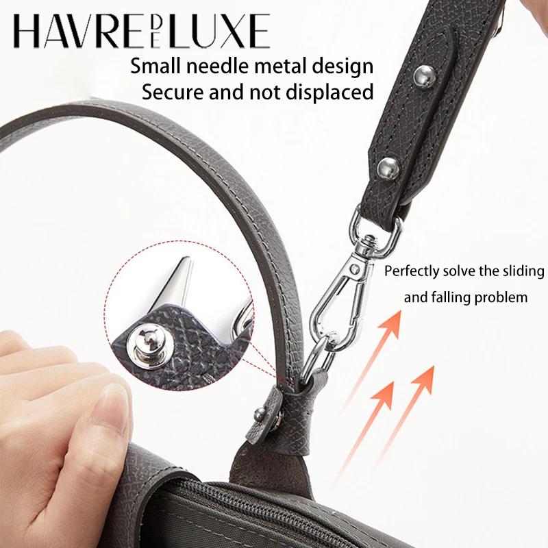 Leather Bag Shoulder Strap For Longchamp M Durable Gift Bag Modification Without Punching Strap Bag Accessories