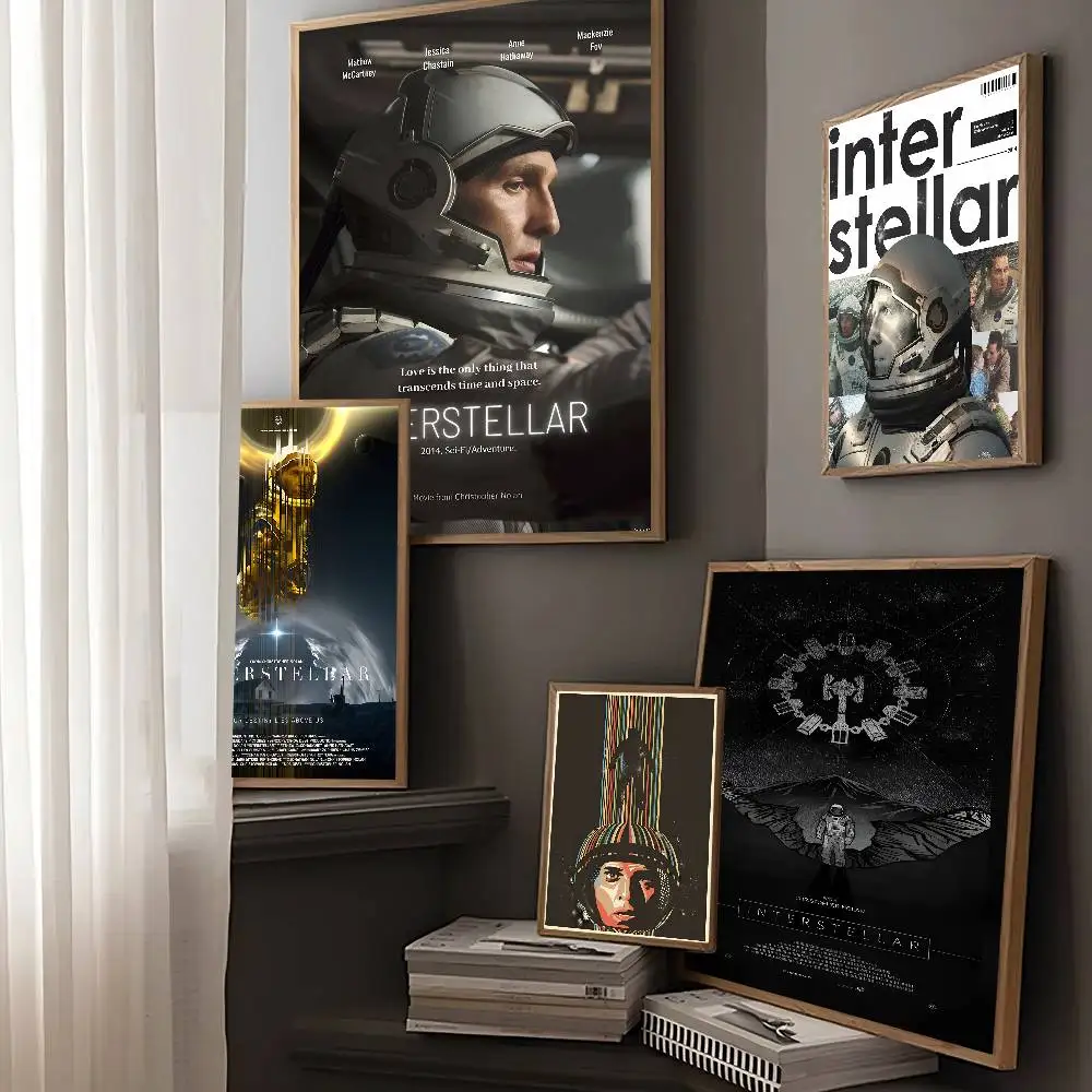 بين النجوم الكلاسيكية الخيال العلمي فيلم DIY لزجة المشارك خمر غرفة بار مقهى ديكور ديكور المنزل #4