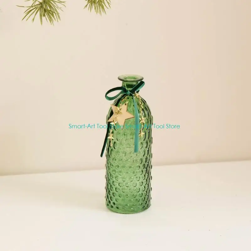 E1PB Glass Vases For Florals Arrangements Home Office Decoration Rustics Wedding Reception Table Decoration Gift