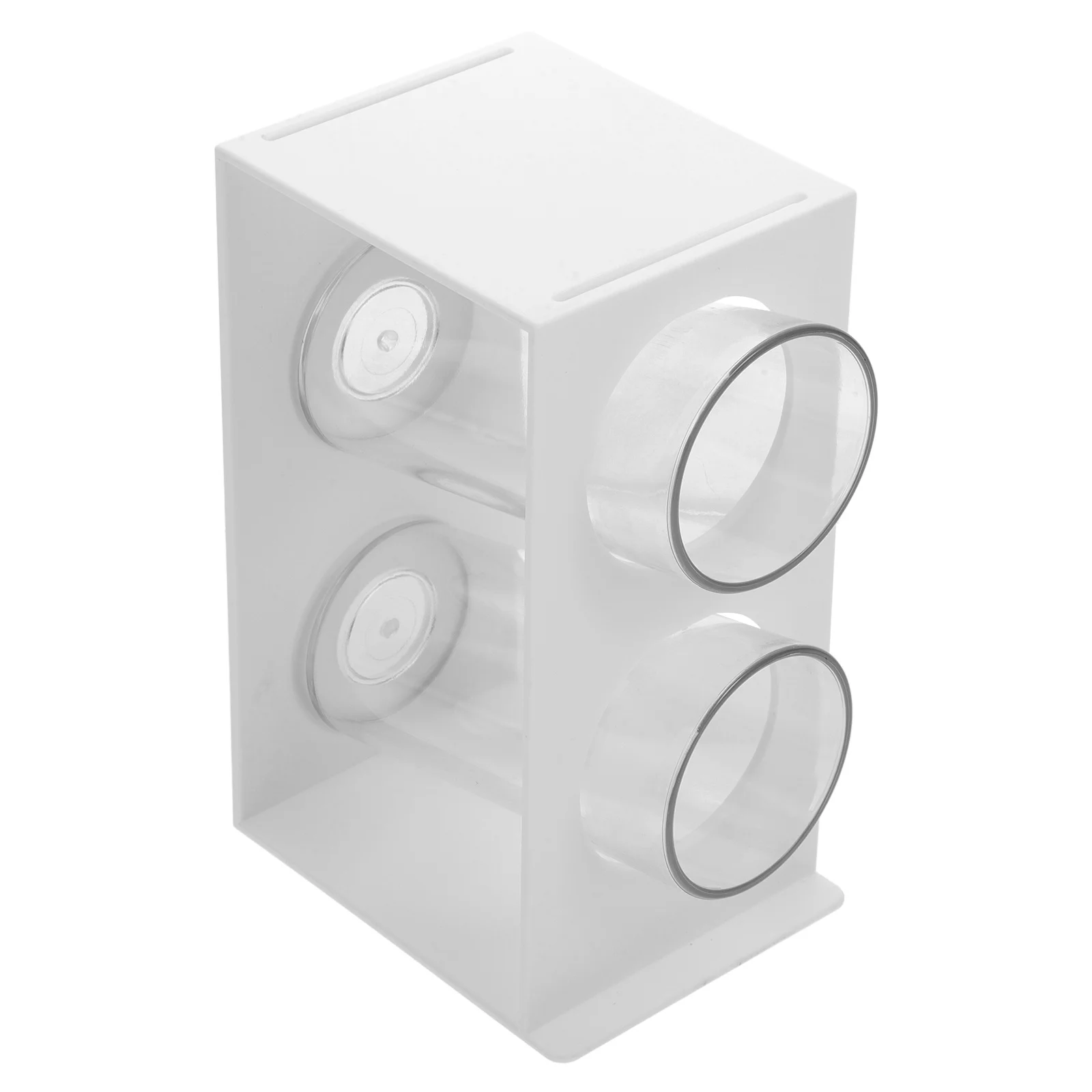 

1pc Double-Slots Pen Holder Large Capacity Desktop Storage Box Multi-Function Pencil Organizer For Office School Home