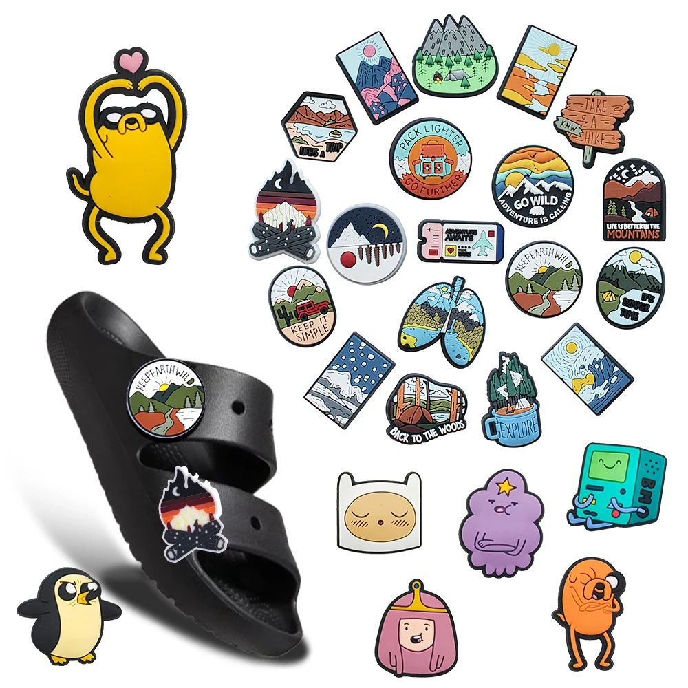 

MINISO Outdoor Adventure Fall A/W Shoe Charms Mix DIY Craft Kit for Geological Archaeology hobbies Party Favors Kids X-mas Gifts