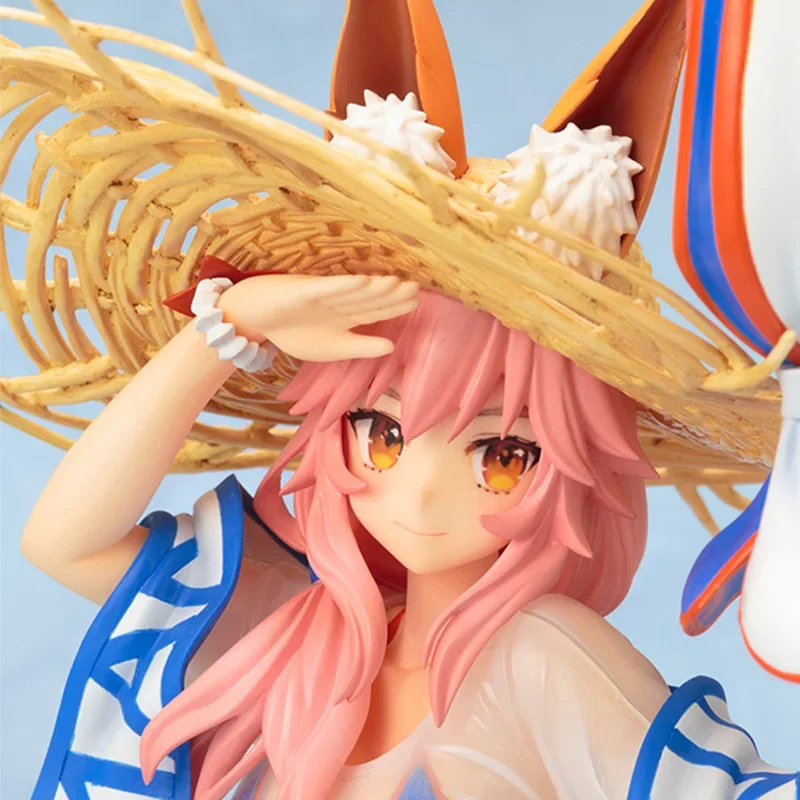 Genuine Anime Toy Tamamo No Mae Series Manga Character Tamamo No Mae Figurine Model Collection Swimsuit Long Gun Girl Gift