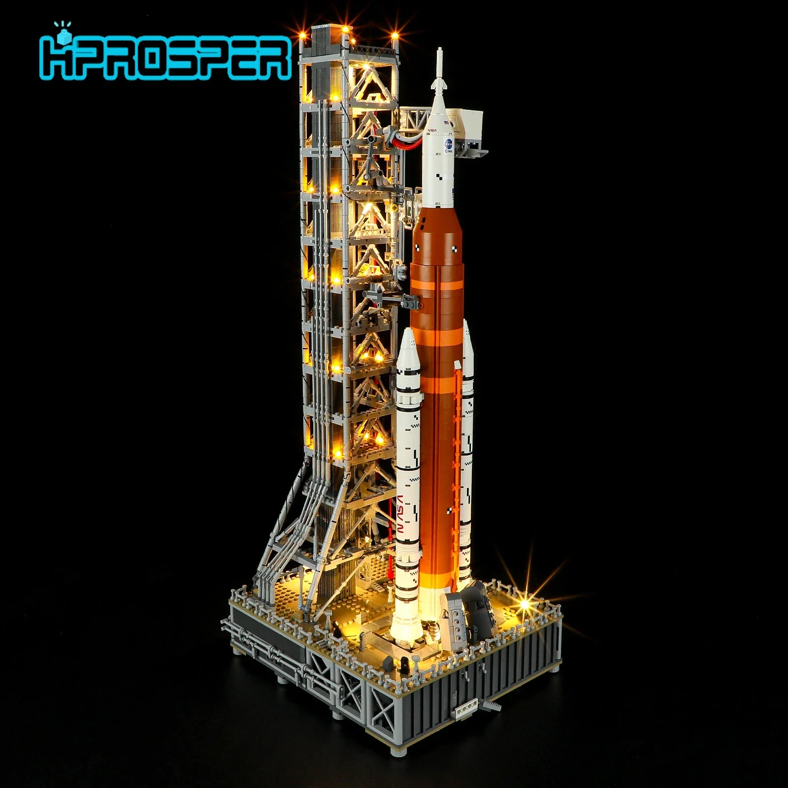 

Hprosper 5V LED Light For 10341 NASA Artemis Space Launch System Only Diy Lamp With Battery Box (No Lego Building Blocks)