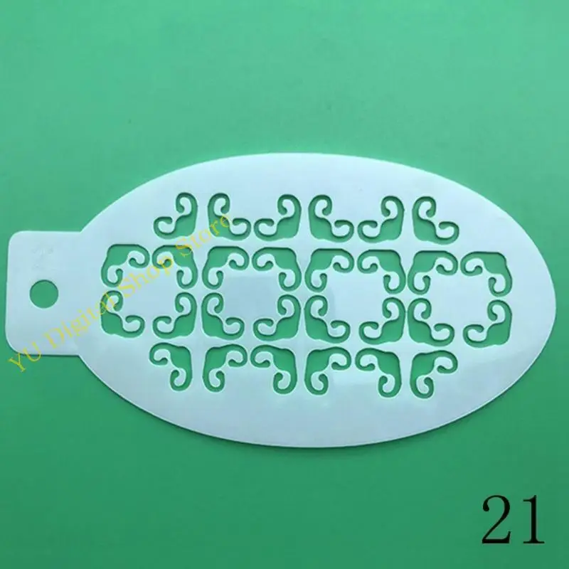 

96BA 42 Pcs Mandala Stencils DIY Crafts Drawing Template for Rock Painting Scrapbooking Paper Card Embossing Album Decor