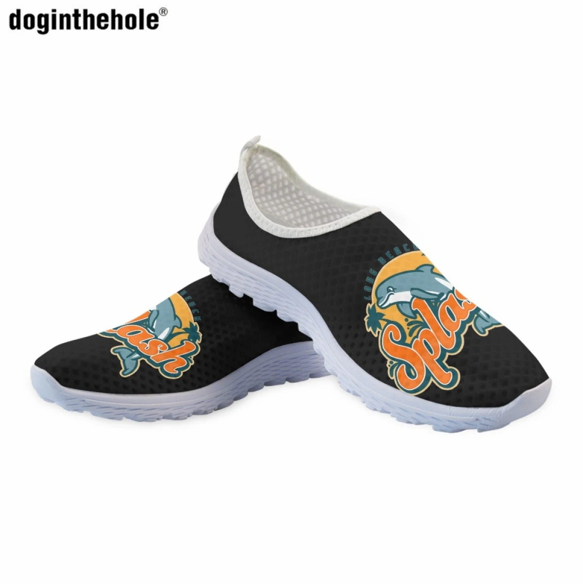 California State Long Beach Women Summer Casual Flat Shoes Comfor Breathable Mesh Shoes Light Hospital Nursing Shoe