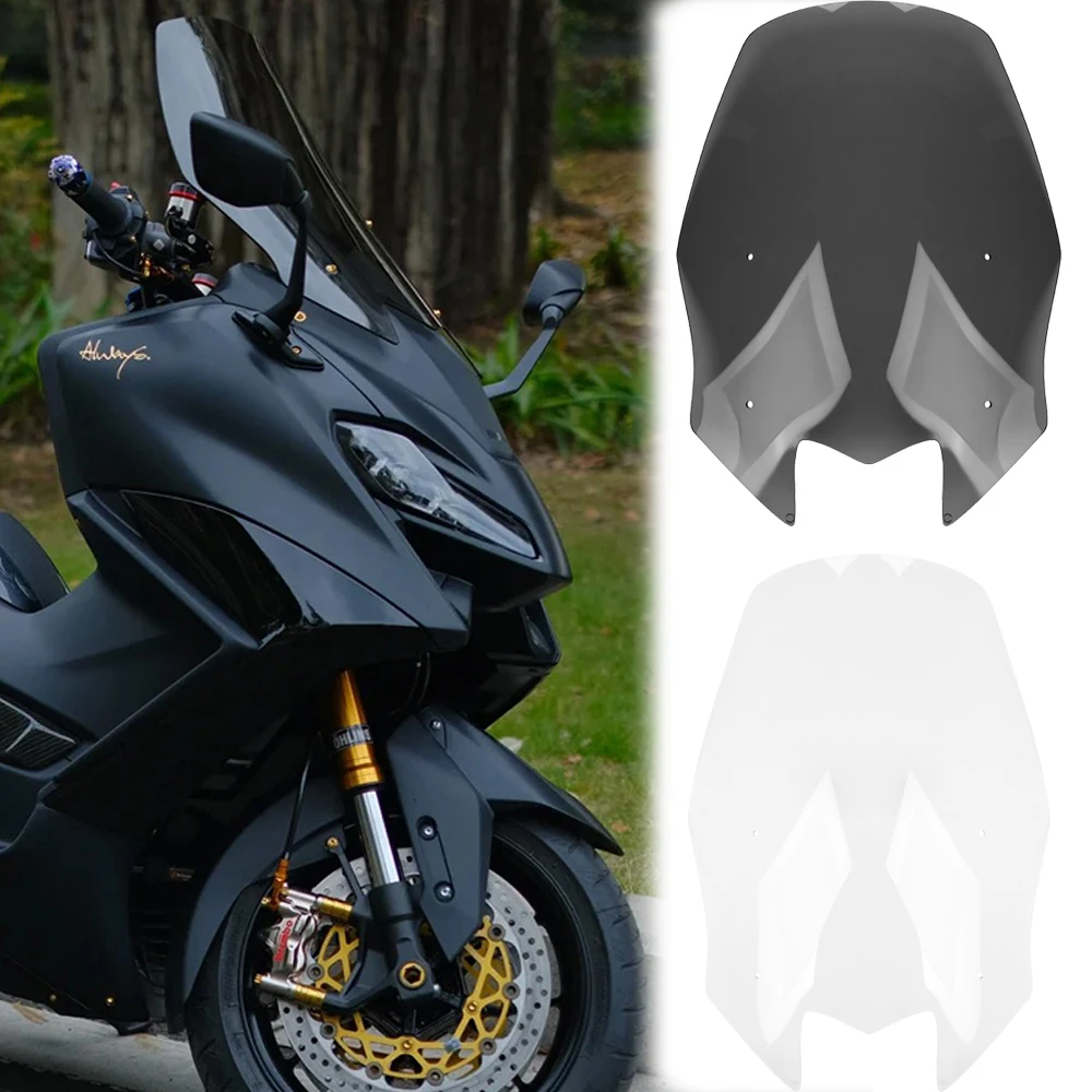 Windshield For Yamaha TMAX560 Tmax 560 2022 2023 2024 2025 Modification Windscreens Motorcycle Front Wind Deflectors Spoiler