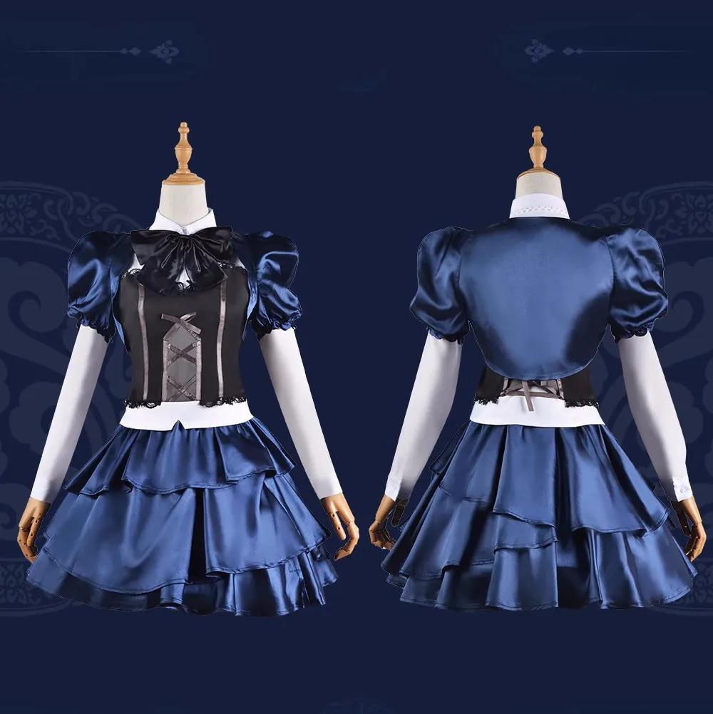 Costume de Cosplay Love Chunibyo Autre Deluvoltage, Tokyo Anashi Rikka, Py Play Comic Con, Robe Hmatte, Perruques de ixde Noël, Accessoire d'Animation