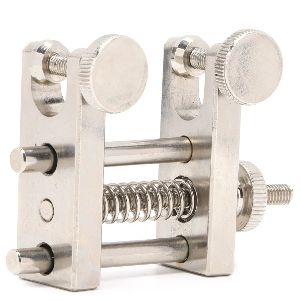 Precision Metal Violin Crack Repair Tool Silver Durable Construction Edge Clamp Tool Luthier Making Clamp For Cello