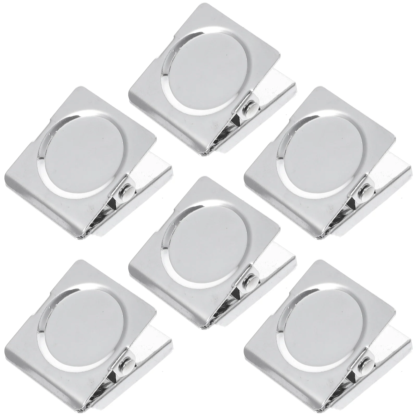 6 Pcs Magnet Clip Small Refrigerator for Room Metal Fridge Tongs Magnetic Iron Portable