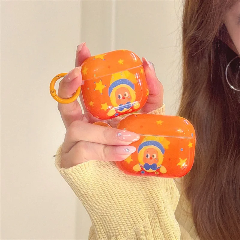 

Kawaii Cartoon Star Baby Earphone Case For Apple Airpods 4 3 2 Pro 3 Protective Cover Silicone Headphone Cases For Airpods Pro2