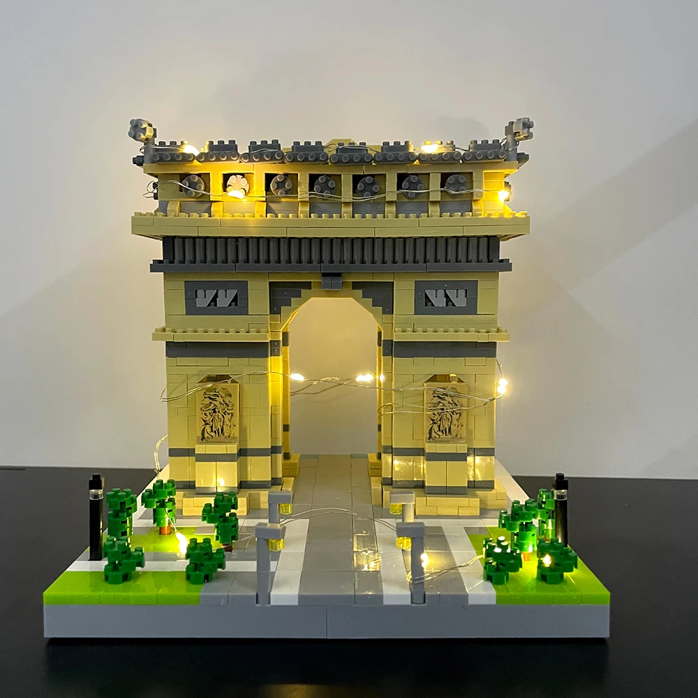 

Триумфальная арка игрушка, набор микроблоков: идеальный выбор для образовательной архитектуры, сборных игрушек и миниатюрных ориентиров