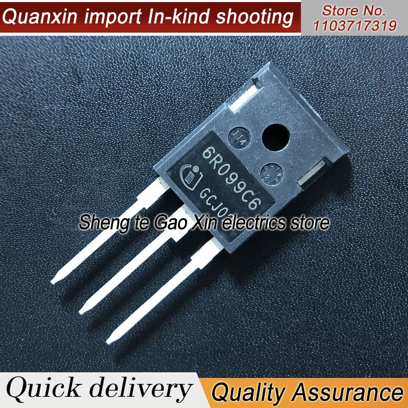 5PCS-10PCS  IPW60R099C6 6R099C6  TO247 38A/600V MOS Best Quality Stock