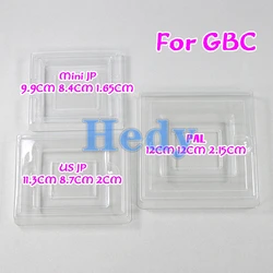 1PCS For GB GBC Clear Game Card Cartridge Case Boxe Insert Inner Tray Inlay For Gameboy Color Mini Japan JP US EU Version
