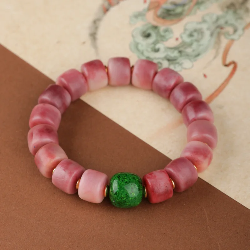 Backflow With Imitation Antler Bracelet Full Blood Bucket Bead Jewelry Bone Unisex Accessories