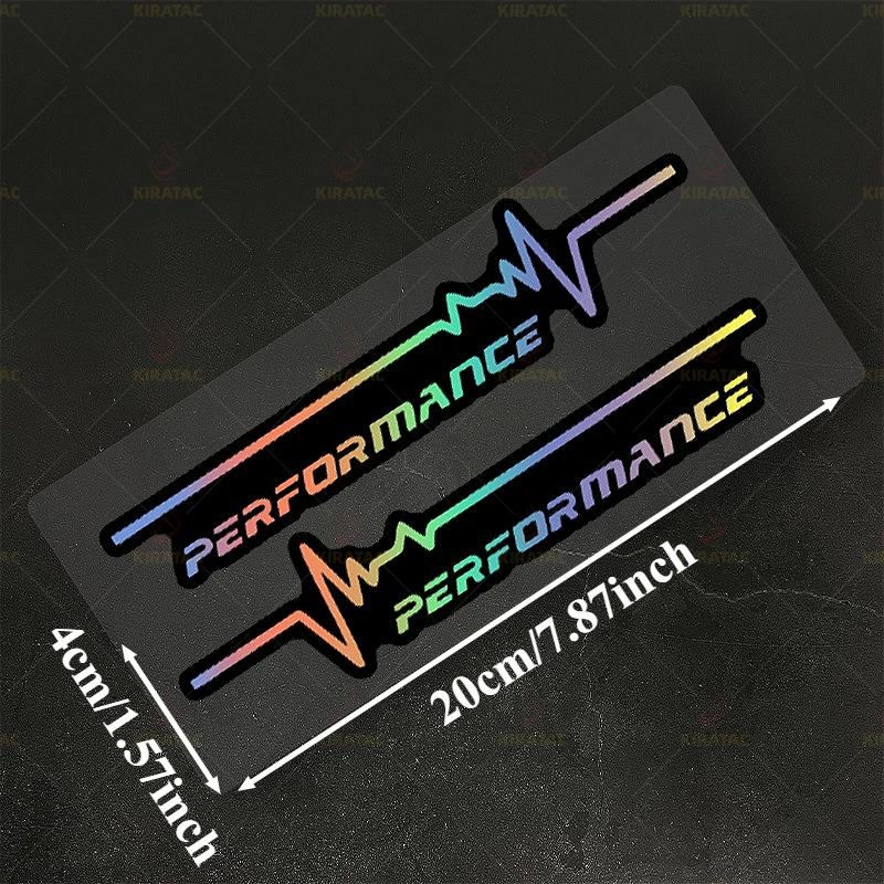 ECG Performance Sticker 1PC Motorcycle Vinyl Decal Waterproof For Helmet Fairing Fuel Tank Car Body Bicycle Universal Decoration
