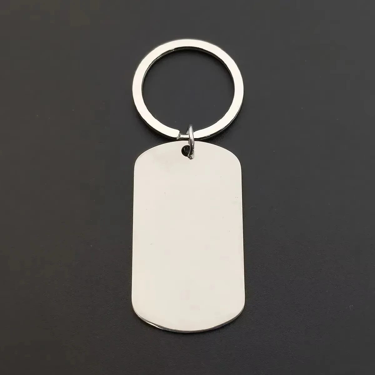 1PC Customized LOGO Name Stainless Steel Keychain Laser Carving Pendant Motorcycle Car for Men Women Keyring Key Ring Chain Gift view 5